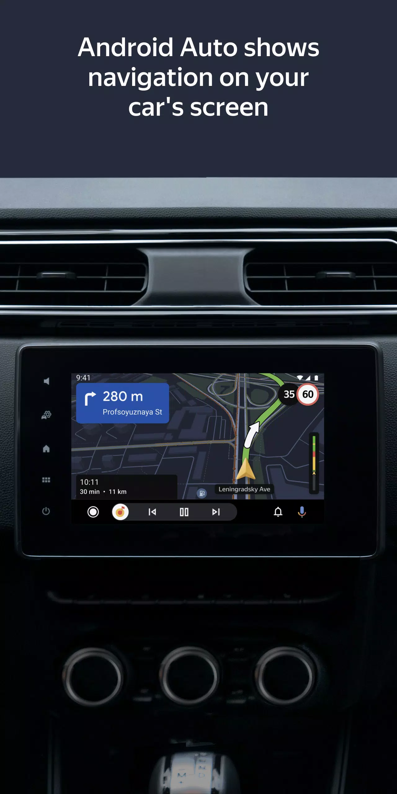 Yandex Navigator ภาพหน้าจอ 0