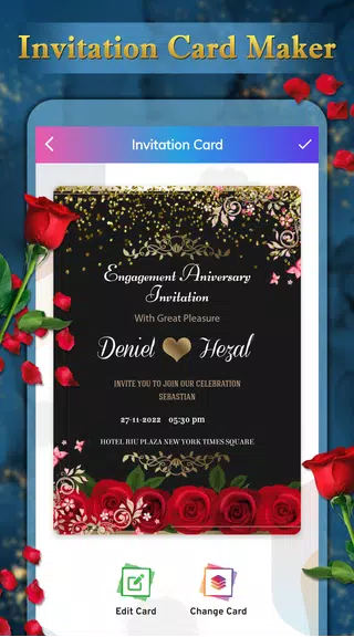 Invitation Card Maker - RSVP ဖန်သားပြင်ဓာတ်ပုံ 2