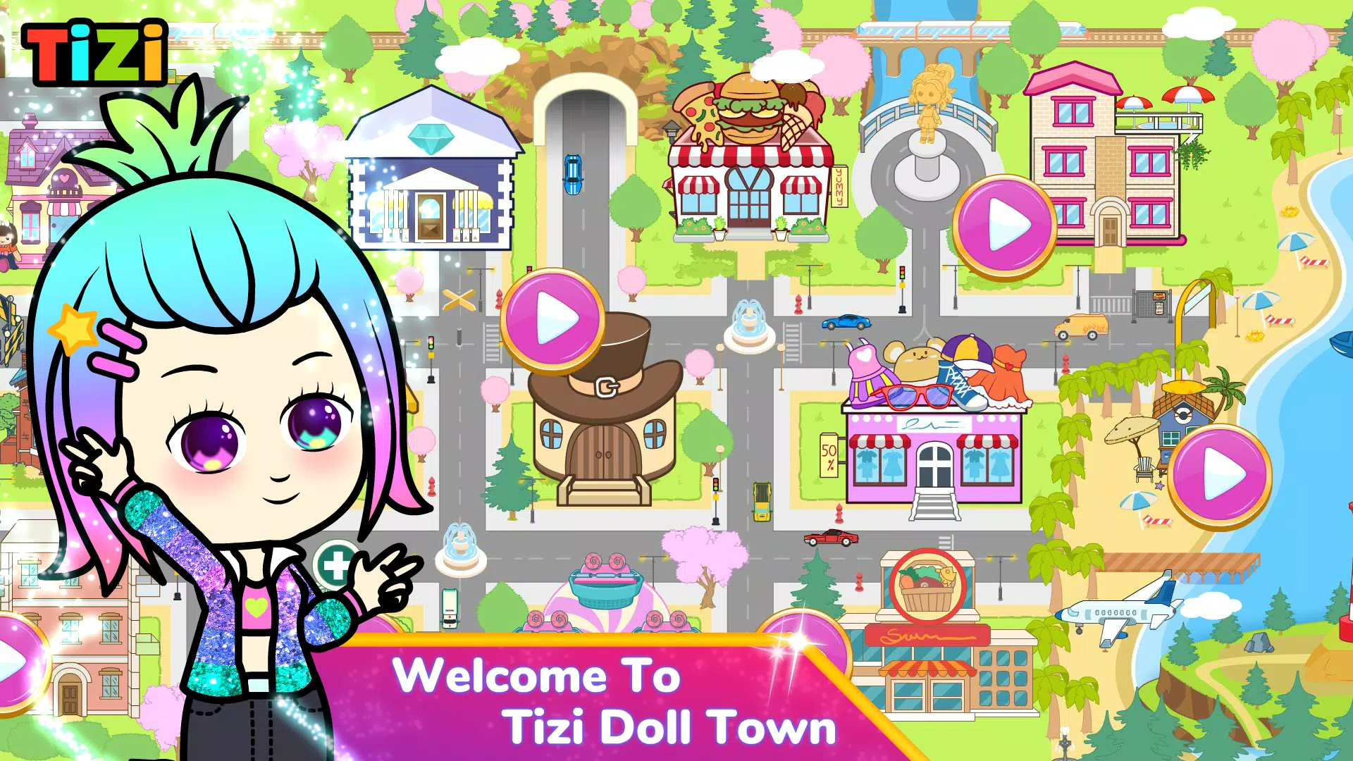Schermata Tizi Town: Doll Dress Up Games 0