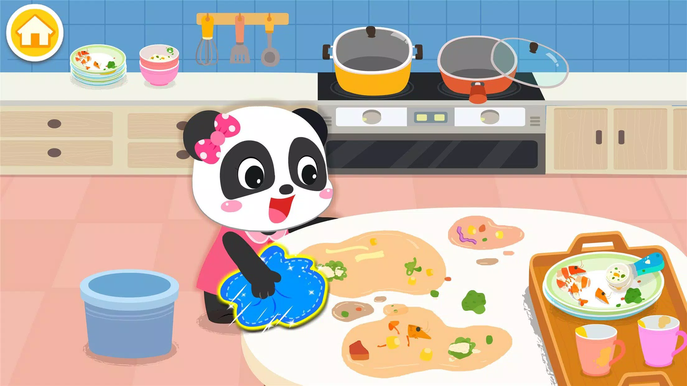 Schermata Baby Panda's Life: Cleanup 2