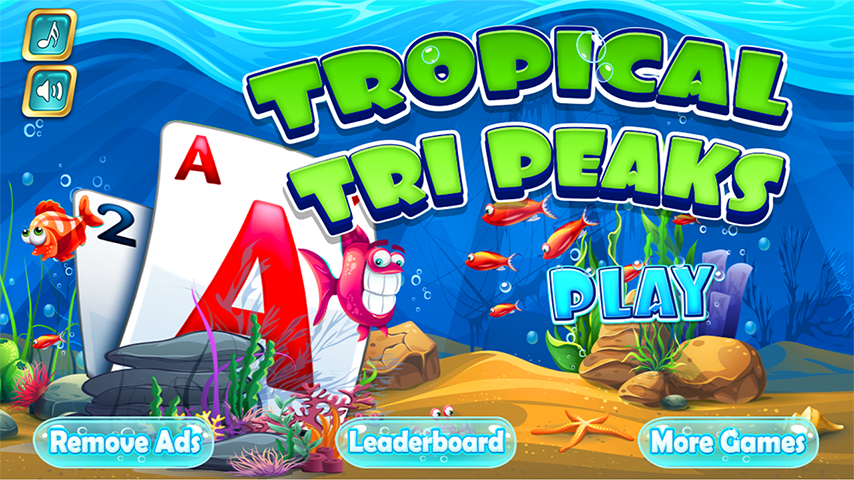 Tri Peaks Solitaire Classic Скриншот 0