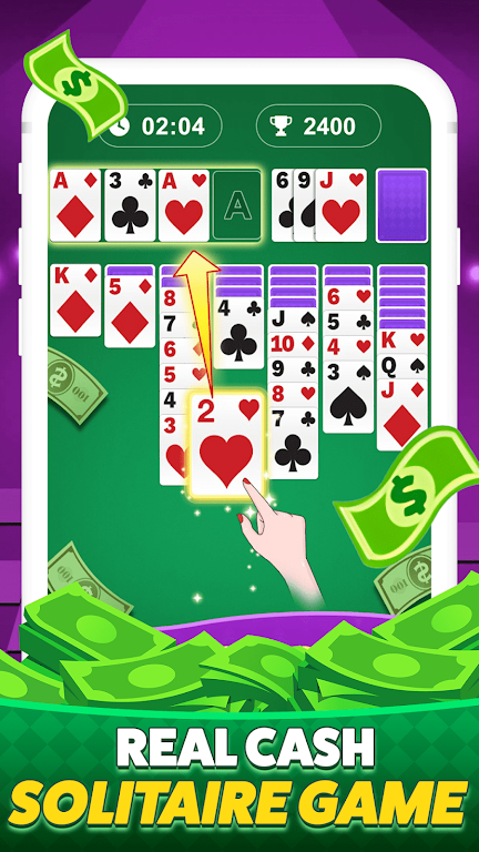 Solitaire Clash-Win Cash スクリーンショット 0