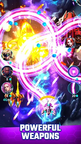 Star Thunder: Space Shooter Tangkapan skrin 1