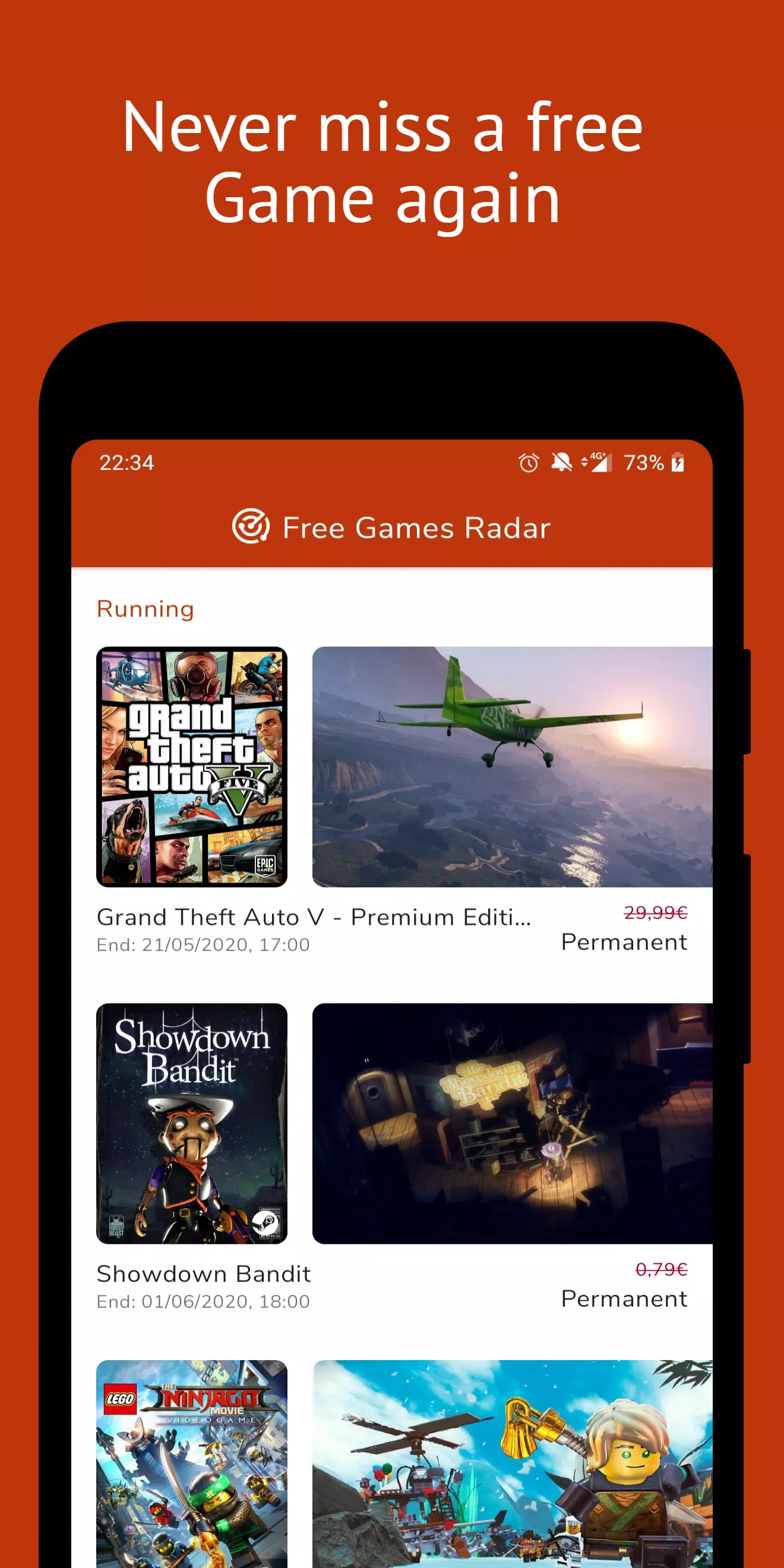 PC Games Radar for Epic Games, ဖန်သားပြင်ဓာတ်ပုံ 0