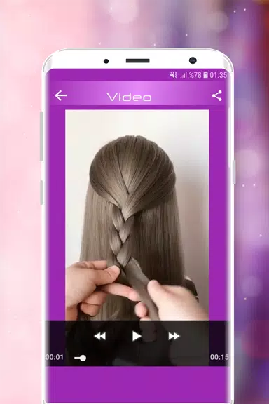 Schermata Hairstyles Step by Step Videos 3