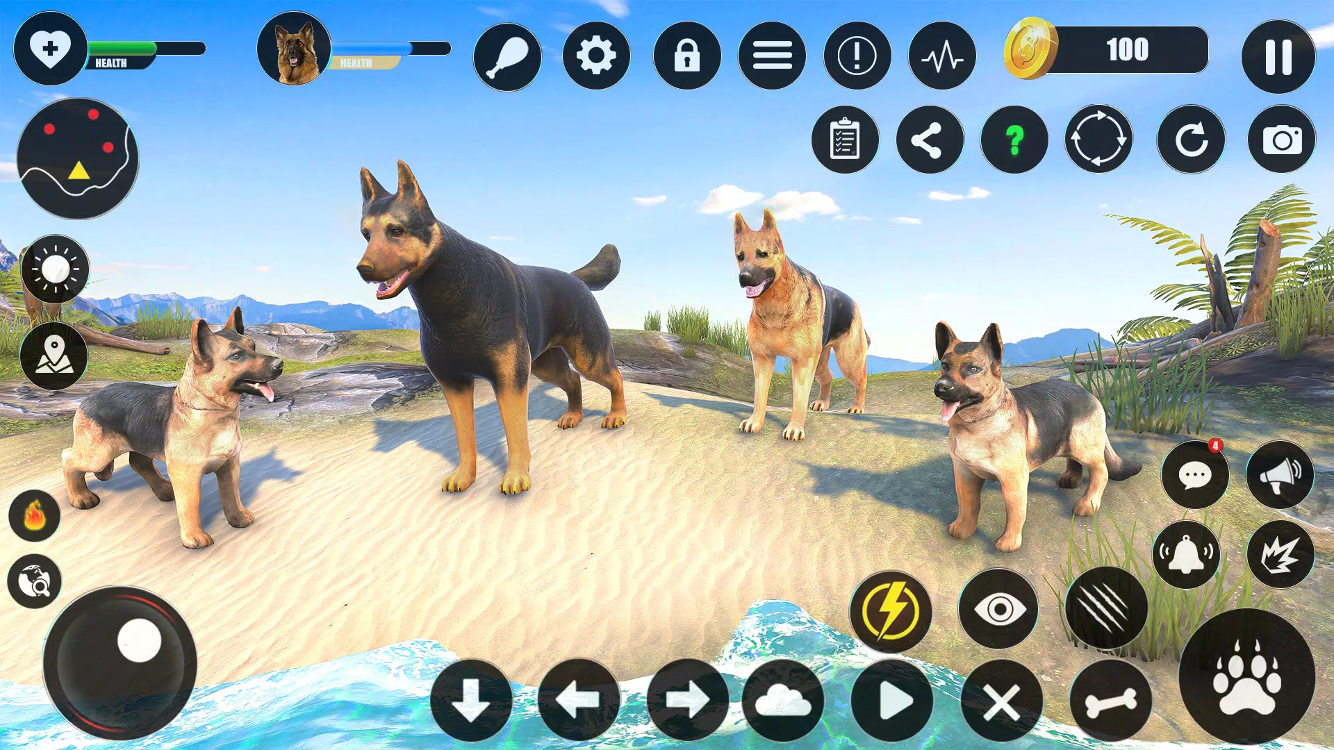 Dog Simulator Pet Game Life 3d Captura de tela 0