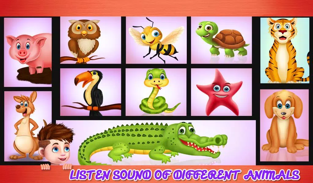 Learning Animal Sounds Games應用截圖第1張