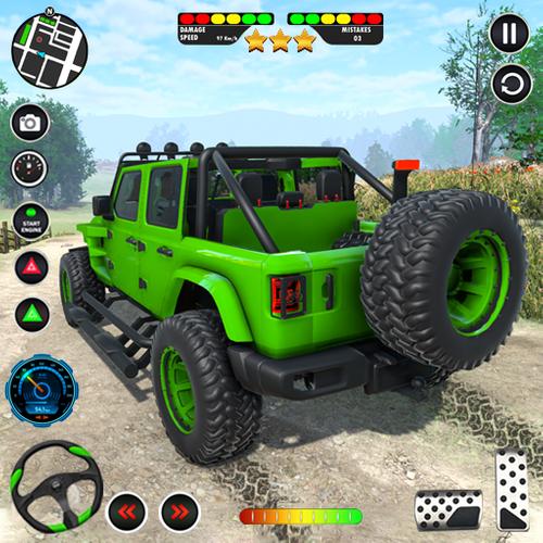 US Offroad Fury Car Driving 3D應用截圖第0張