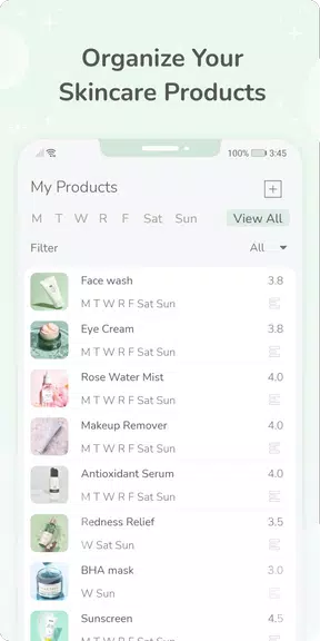 Skincare Routine Diary Tangkapan skrin 3