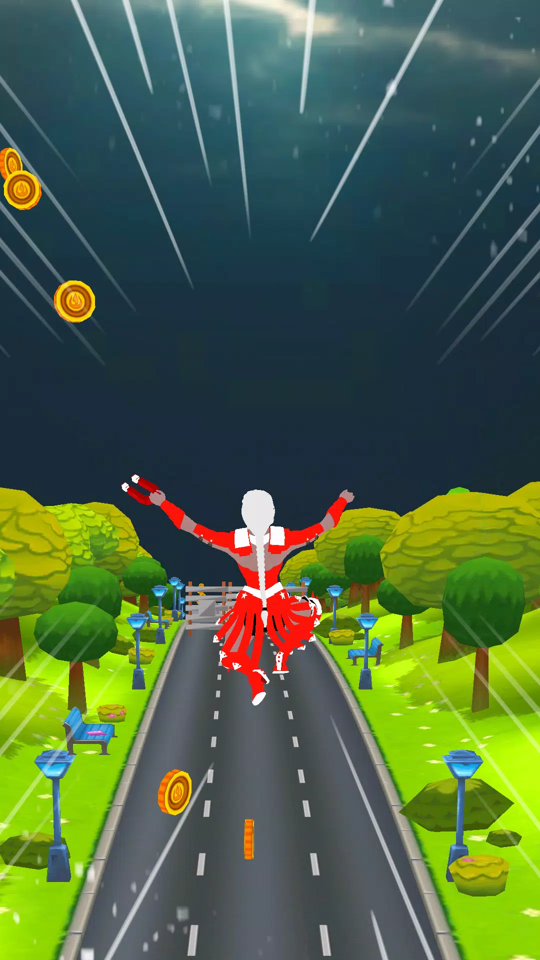 Wonder Lady Runner: Christmas Capture d'écran 1