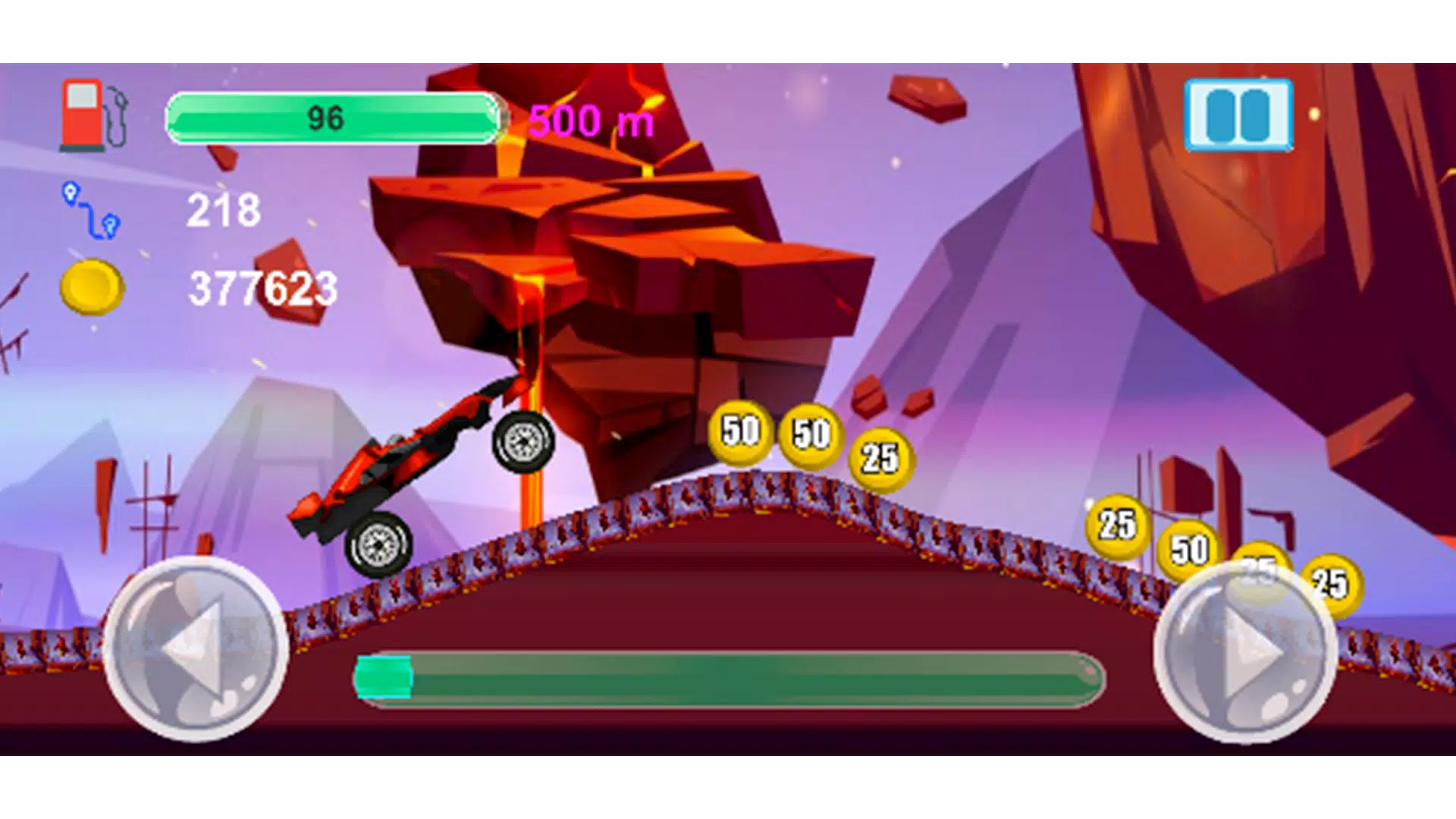 Hill Climb Car Race Adventure ภาพหน้าจอ 1