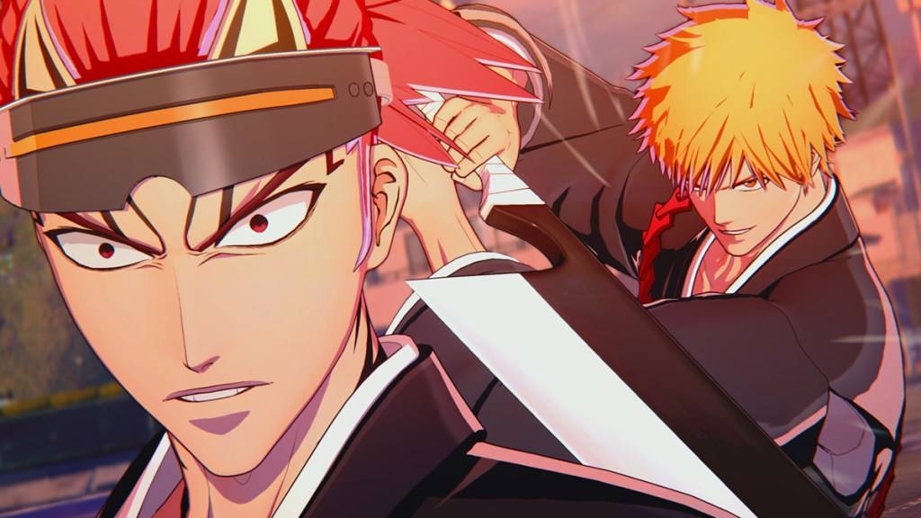 Ichigo trekt het zwaard op Renji in screenshot voor Bleach Rebirth of Souls via Steam als onderdeel van een artikel over crashen op pc.