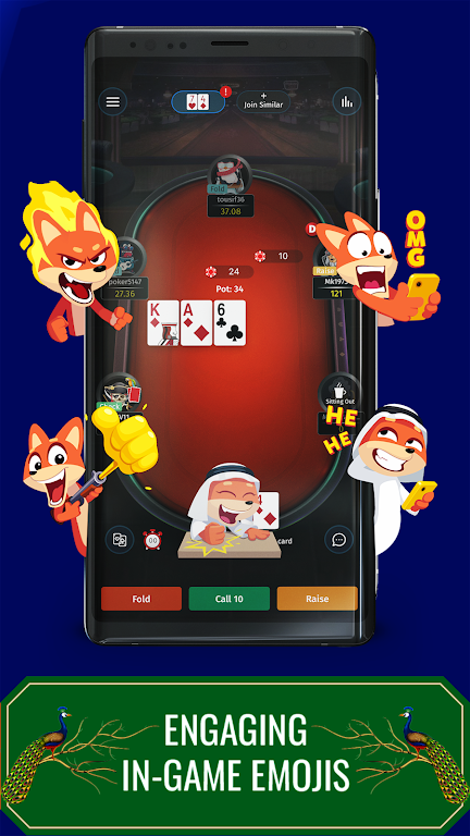 PokerBaazi: Practice Poker Capture d'écran 0