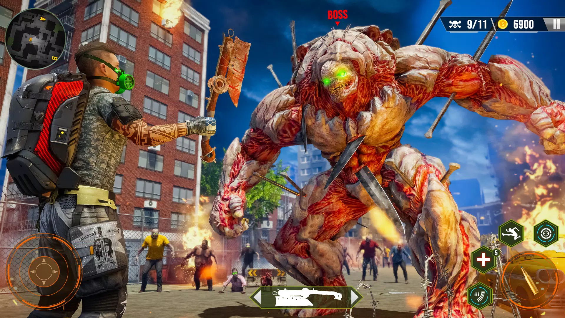 Dead Zombie Gun Shooter Games Captura de pantalla 2
