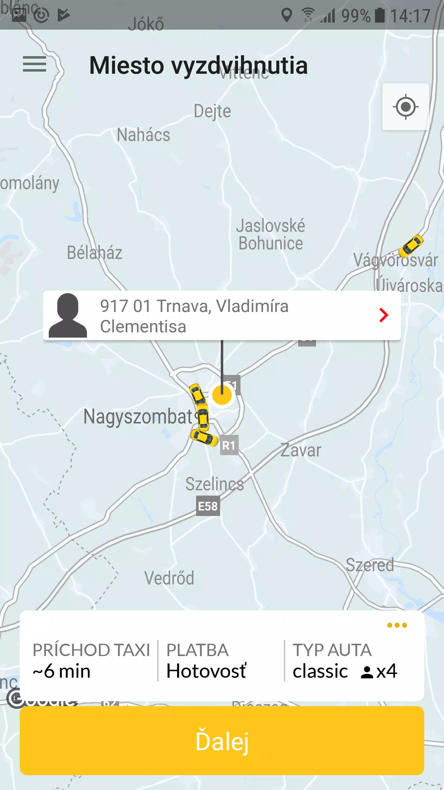 Yellow Taxi Trnava ภาพหน้าจอ 0