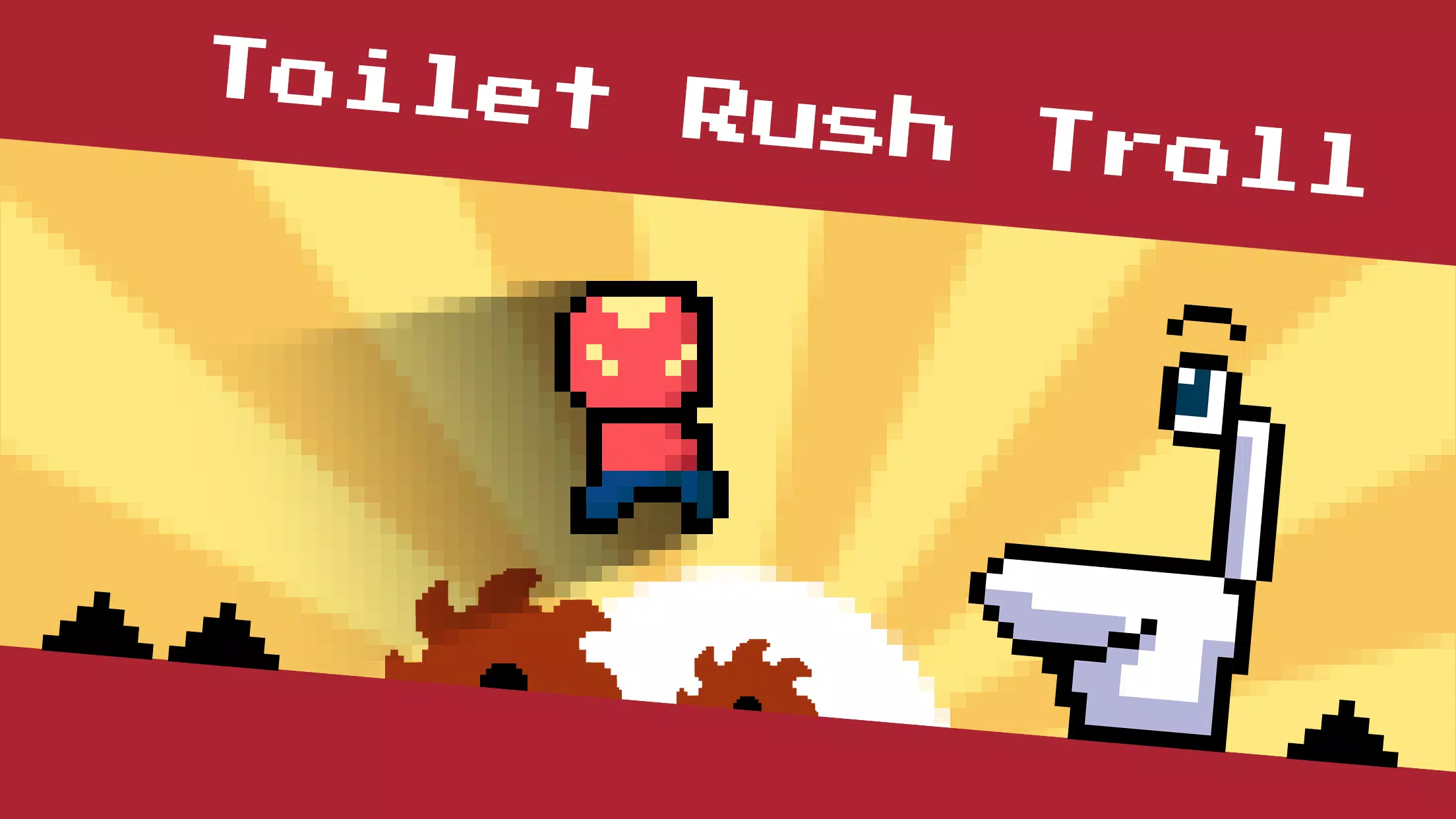 Toilet Rush Troll Capture d'écran 0