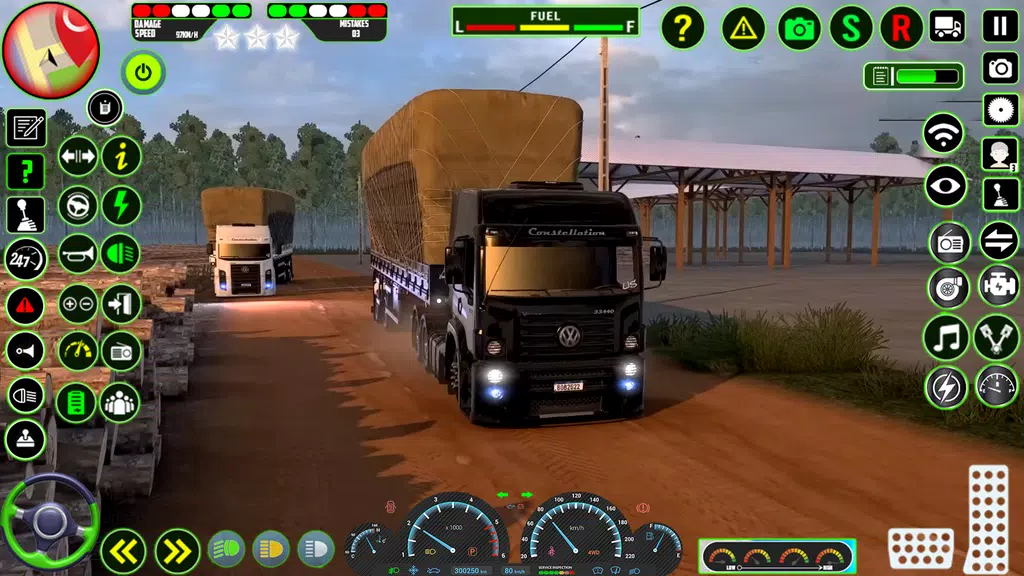 Euro Truck Driving- Truck Game Captura de pantalla 1