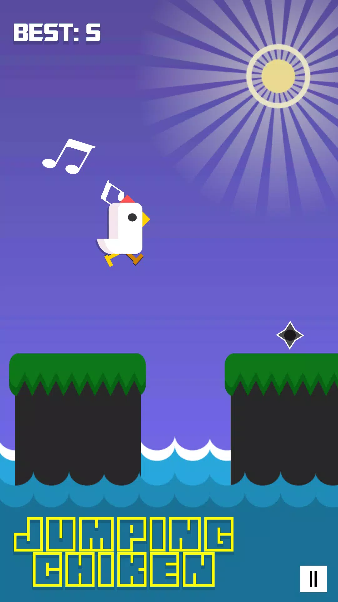 Jumping Chiken Game ภาพหน้าจอ 1