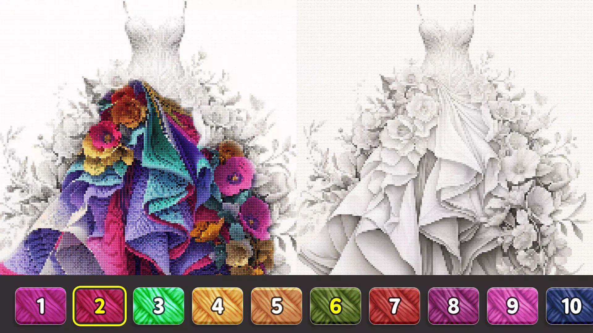 Cross Stitch: Color by Number スクリーンショット 1