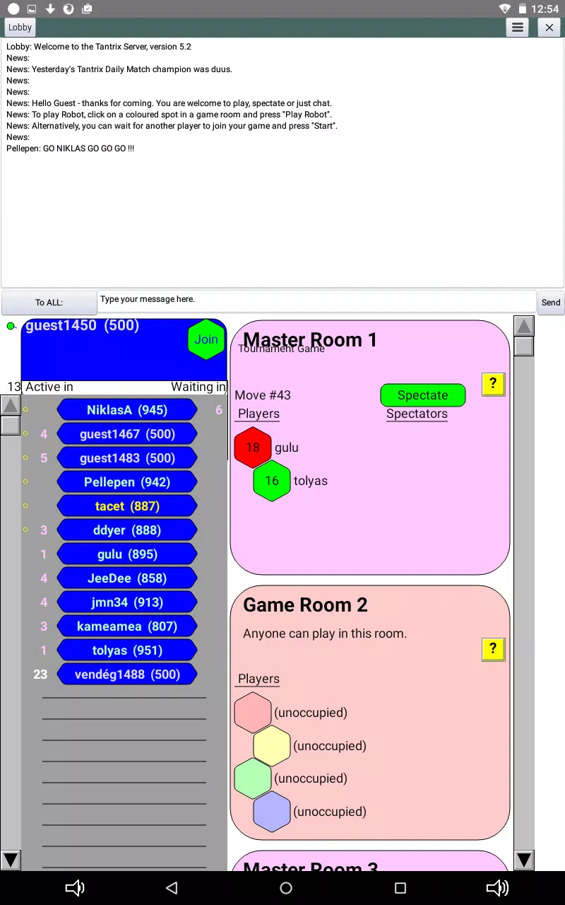Tantrix.com ภาพหน้าจอ 1