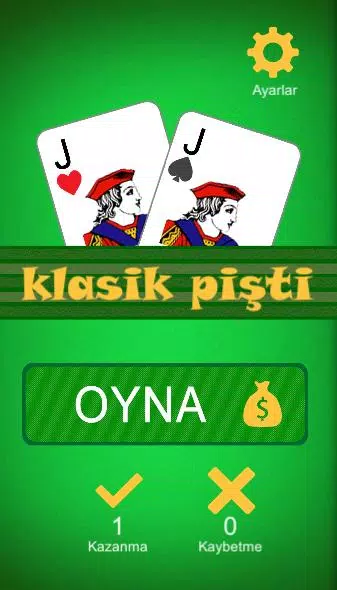 Klasik Pişti İnternetsiz Ekran Görüntüsü 1