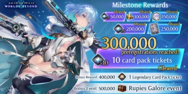 Shadowverse: Worlds Beyond 突破30萬預註冊，揭露新獎勵