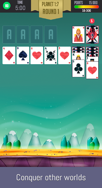 Space Solitaire स्क्रीनशॉट 1