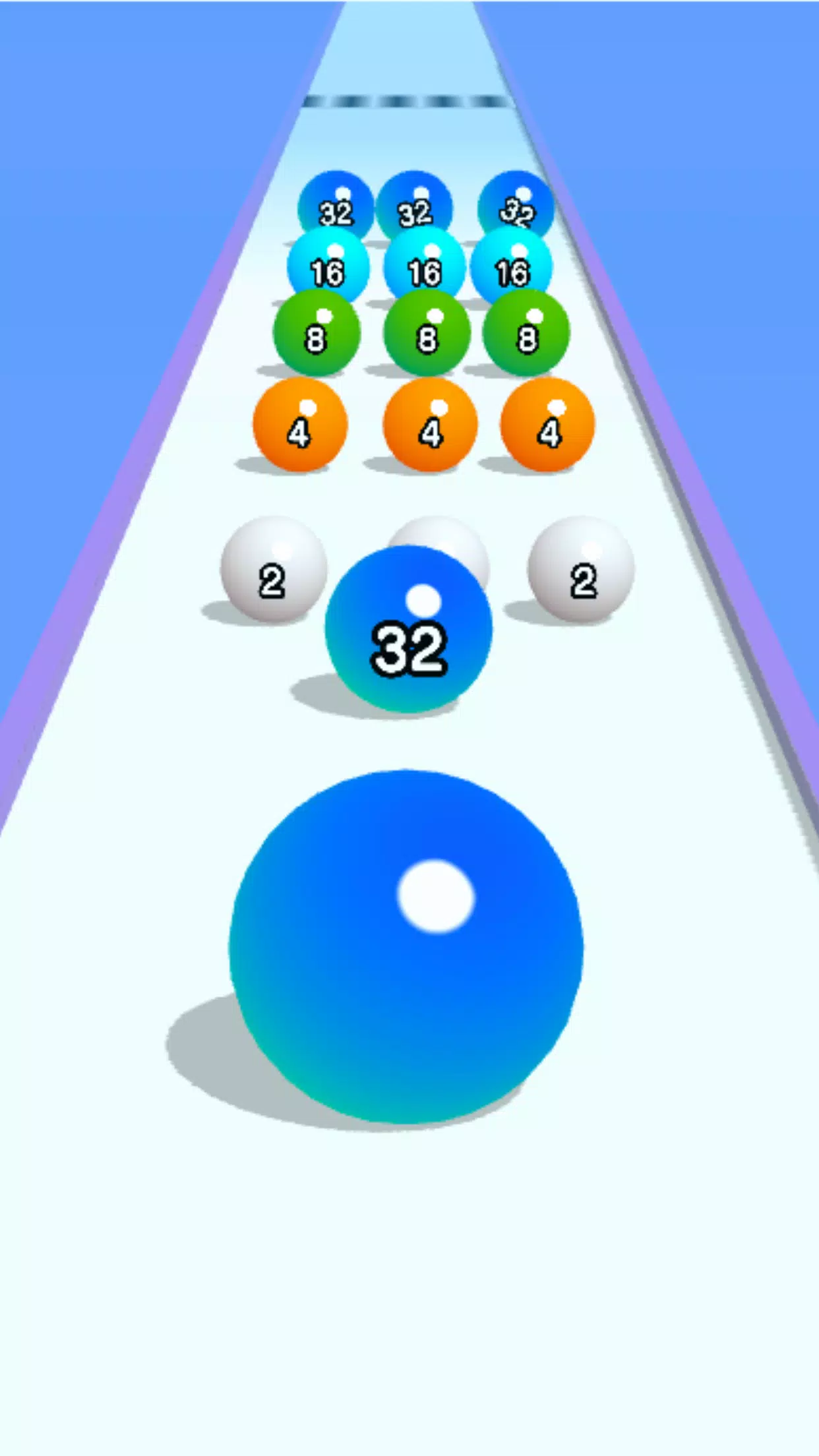 Ball Run 2048: merge number Скриншот 2