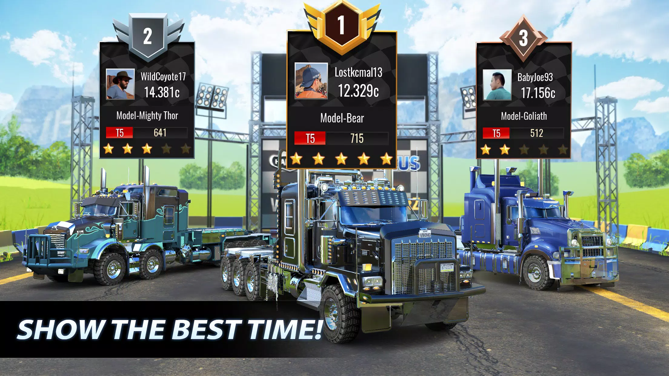 Big Rig Racing: Drag racing スクリーンショット 2