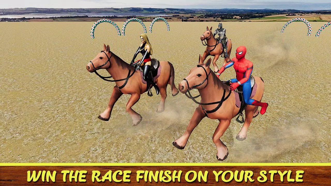 Diligent SuperHeroes Horse Riding 3d應用截圖第3張