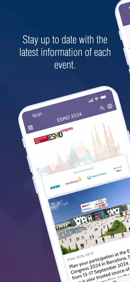 ESMO Events Zrzut ekranu 1
