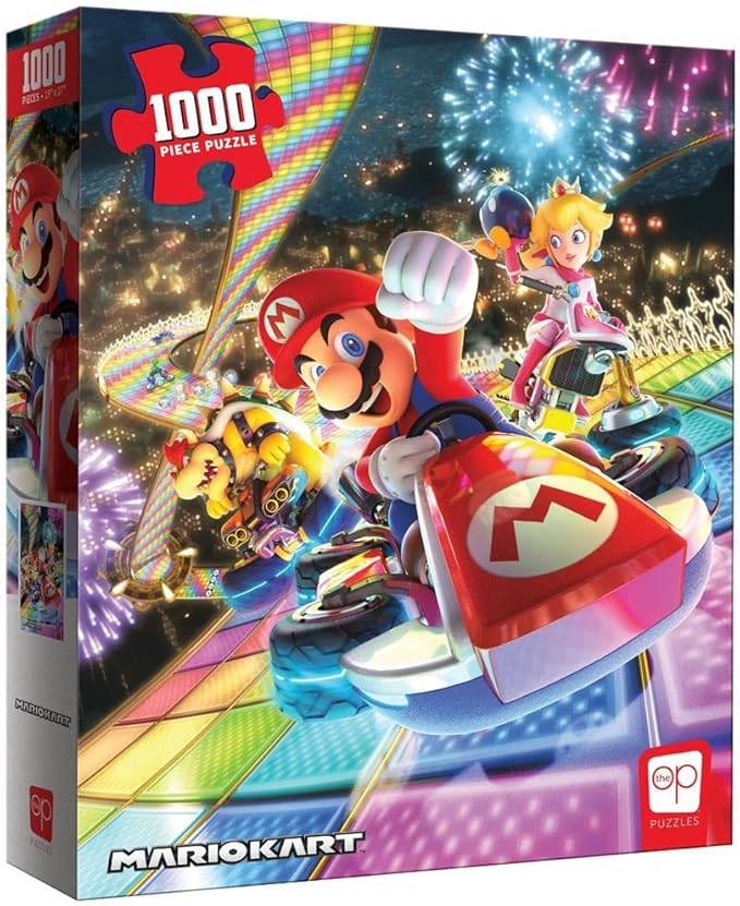 Mario Kart Rainbow Road拼圖拼圖