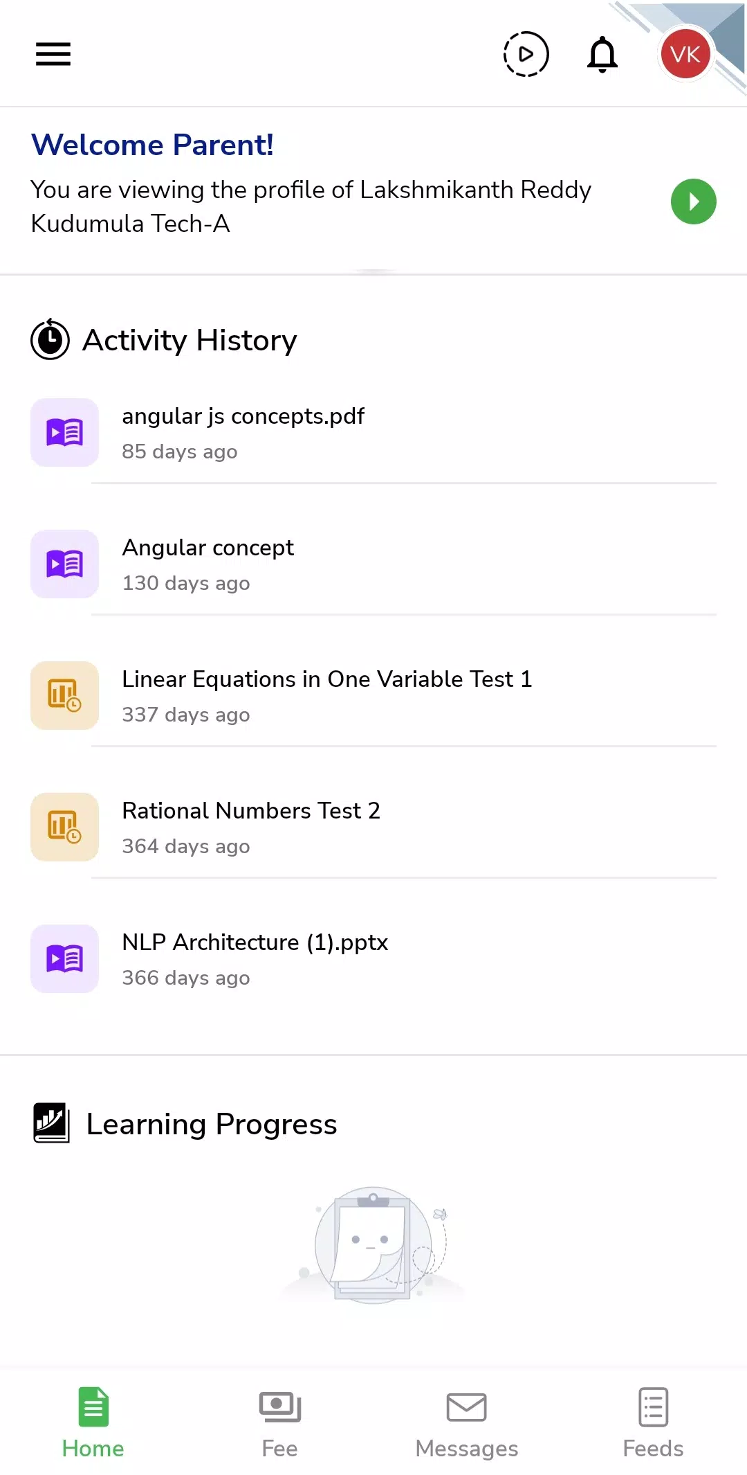 Gregorian Learning Platform Tangkapan skrin 2