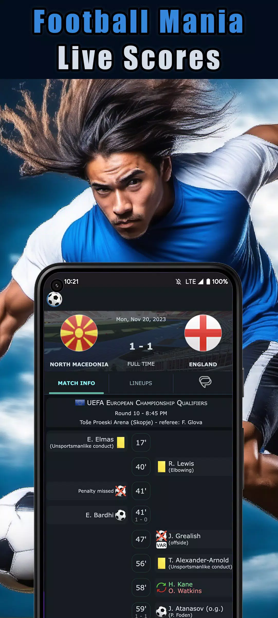 Football Live Scores Ekran Görüntüsü 0