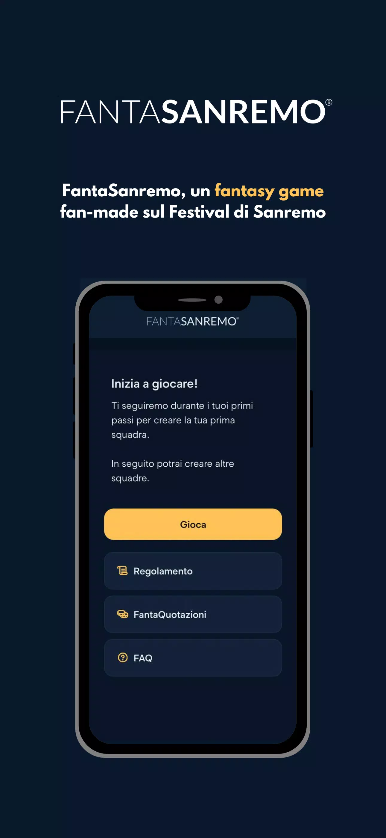 FantaSanremo應用截圖第0張