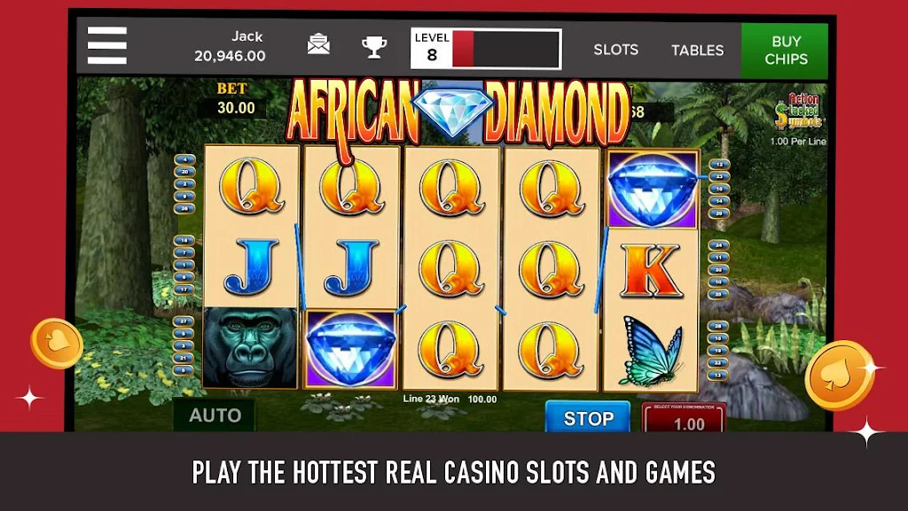 PlayJACK Slots Скриншот 1