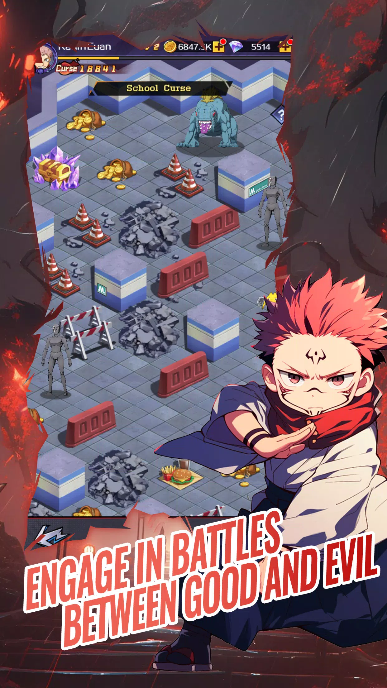 Jujutsu Masters: Cursed Rivals Capture d'écran 2