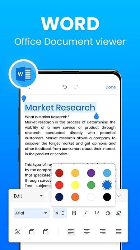 Docx Reader - PDF, XLSX, PPTX應用截圖第2張