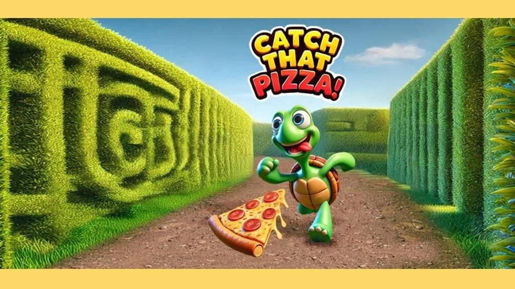 Bu pizzayı yakala: ışınlanan labirentte gezin
