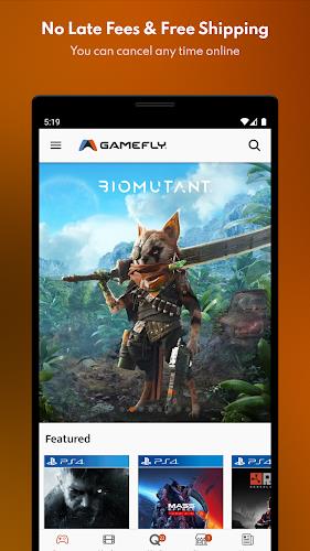 Schermata GameFly 1
