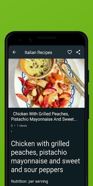 Italian Recipes應用截圖第2張