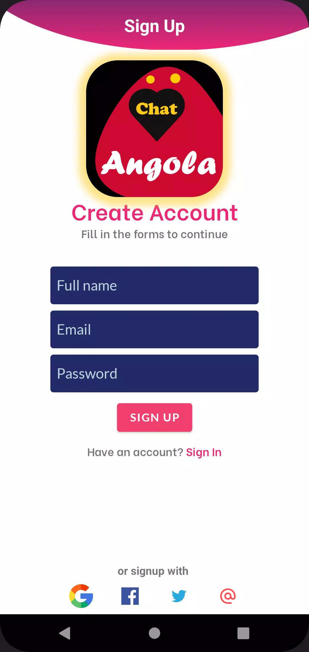 Angola dating app chat rooms應用截圖第0張