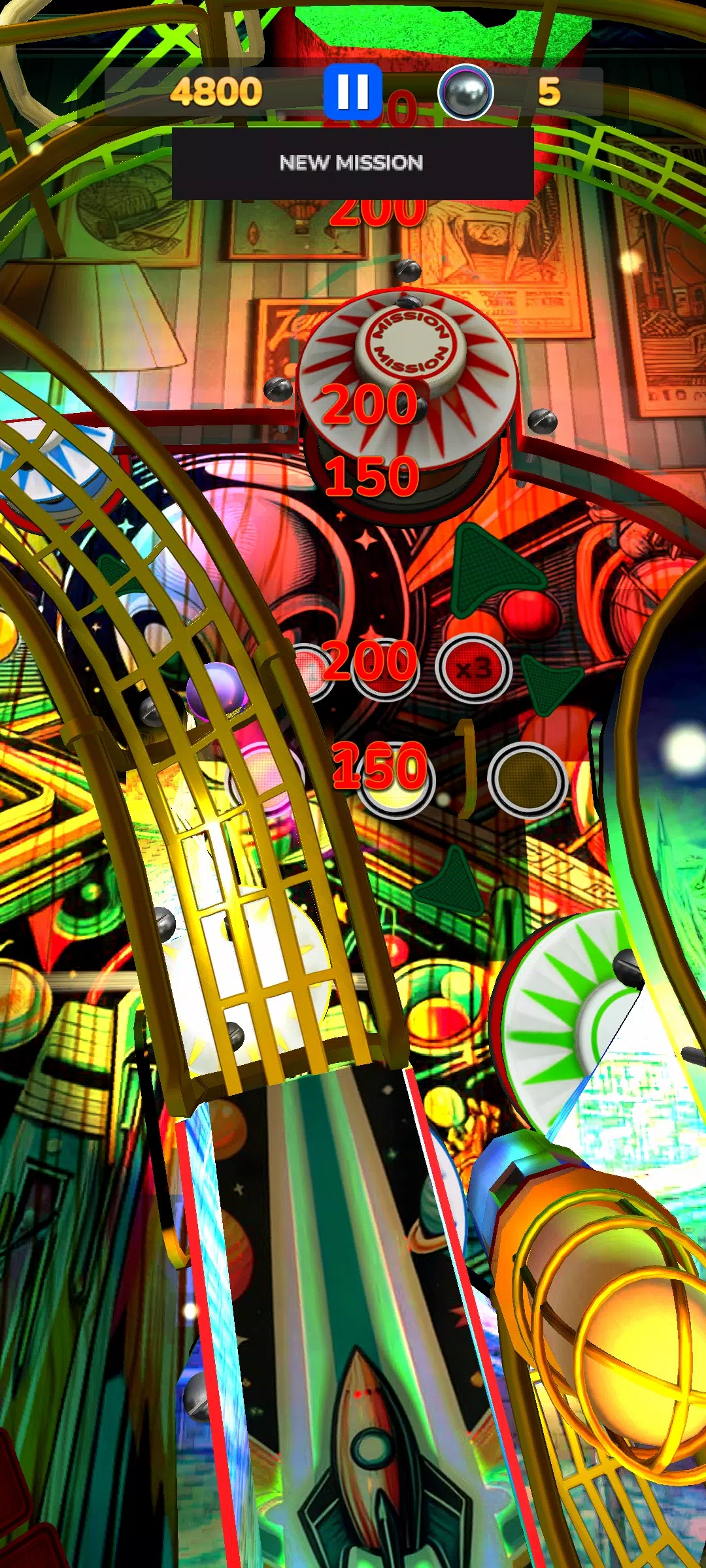 Pinball Neon ဖန်သားပြင်ဓာတ်ပုံ 0