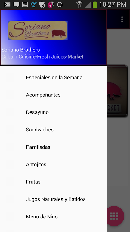 Soriano Brothers Cuban Cuisine Captura de pantalla 1
