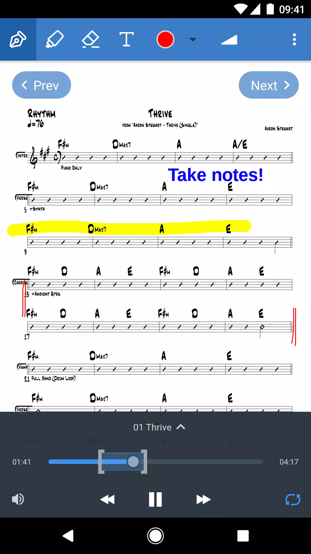 Planning Center Music Stand Captura de pantalla 1