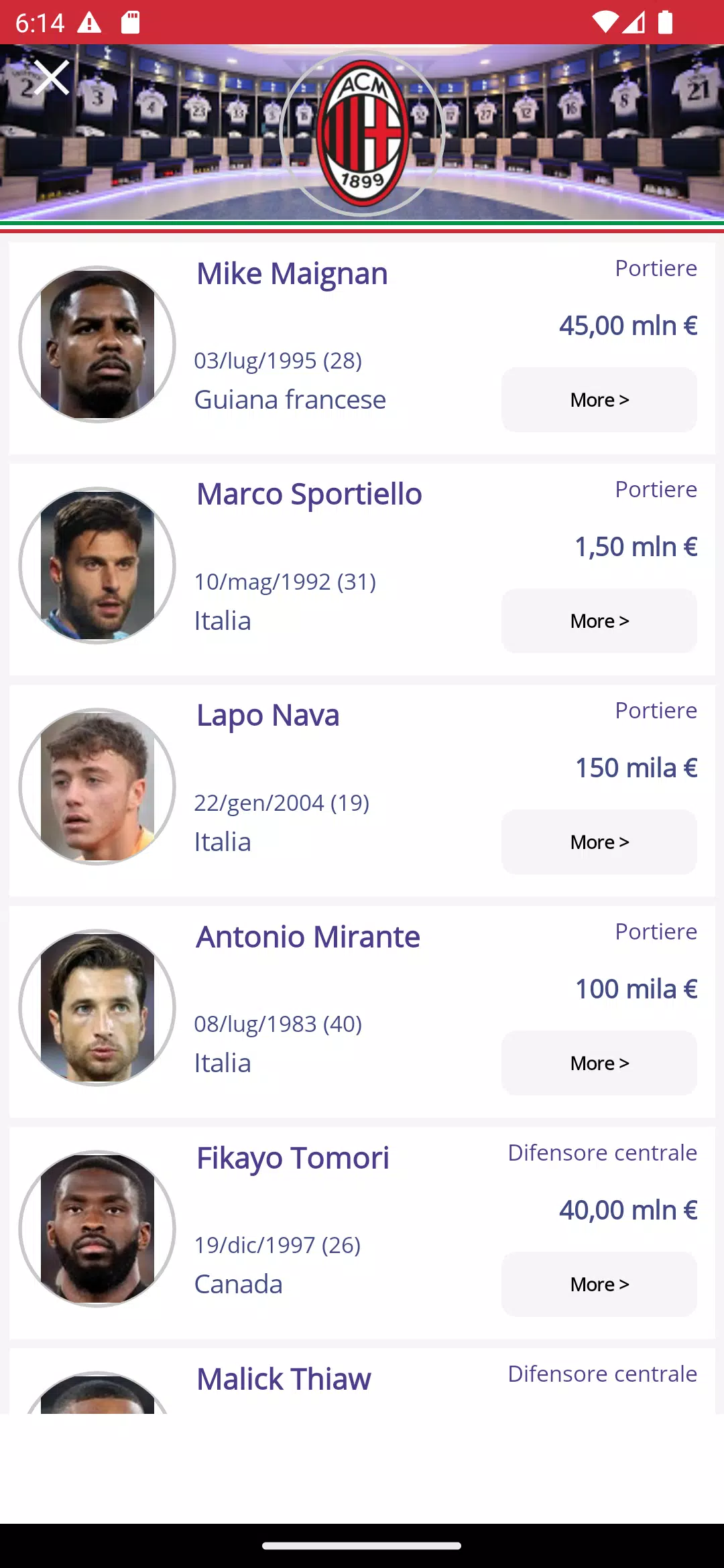 Football Serie A Calcio Italy Tangkapan skrin 3
