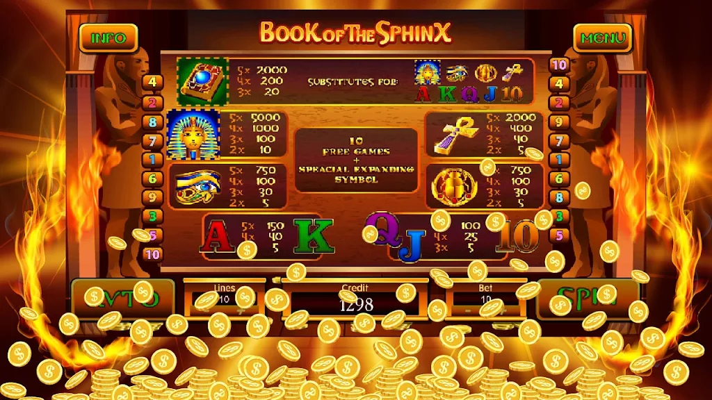 Schermata Book Of Sphinx Slot 2