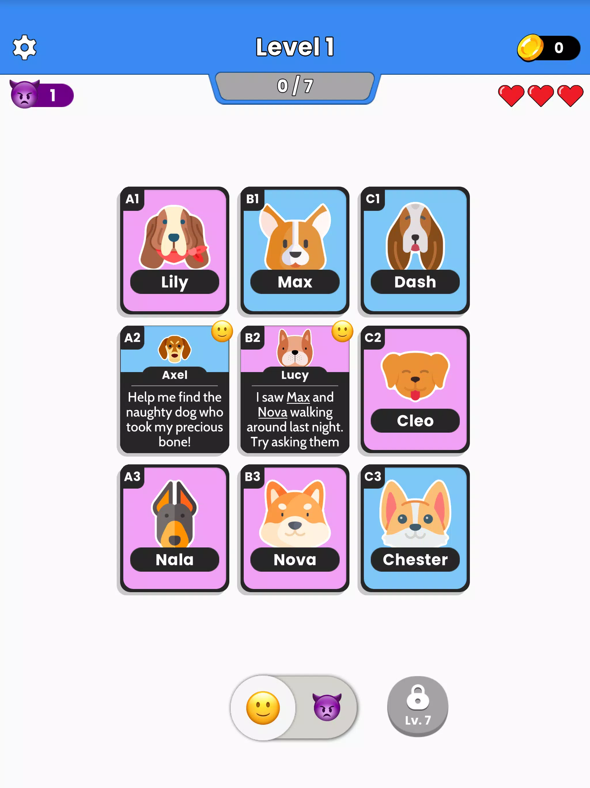 Clue Master - Logic Puzzle Captura de tela 1