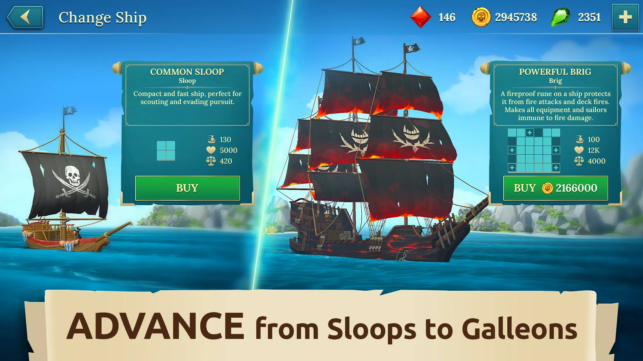 Pirate Ships・Build and Fight Screenshot 2