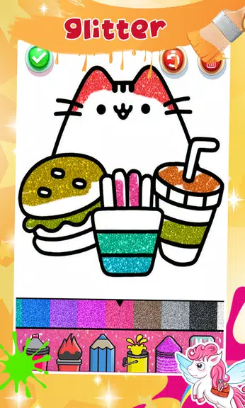 Kitchen Tools Coloring Book應用截圖第2張